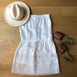 Vineyard Vines Linen Strapless Coverup
